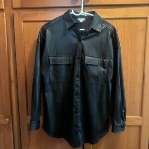Max Studio Faux Leather Jacket